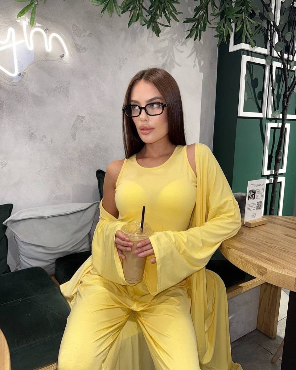 костюм женский тройка,костюм летний брючный тройка с кардиганом и штанами палаццо donna magia,костюм с брюками,женские костюмы,костюм розовый