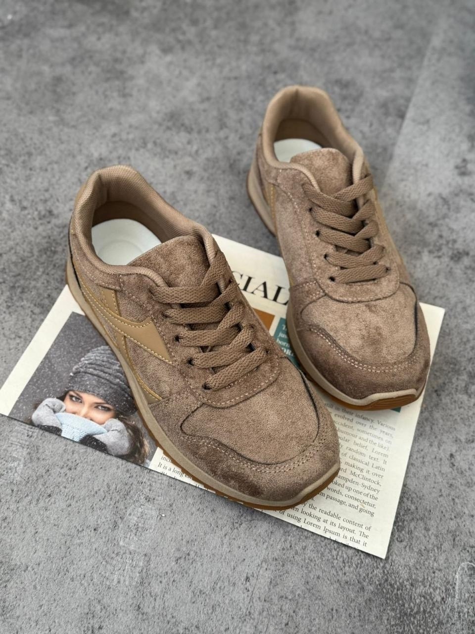 замшевые кроссовки,,женские кроссовки,бежевые кроссовки,кроссовки повседневные