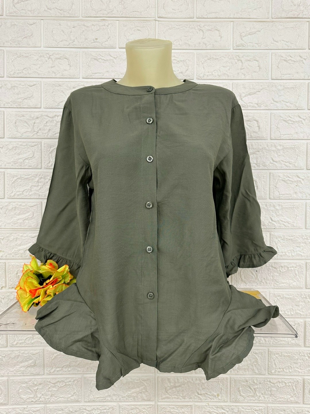 блузка модная,туника нарядная,блузка с оборками,блузка женская,рубашка желтая