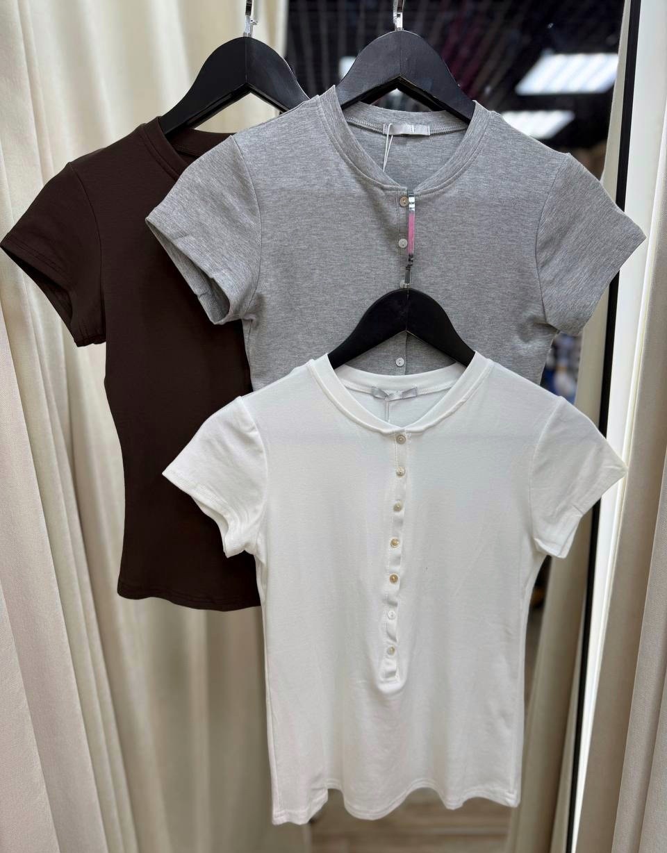 женская футболка,женская блузка,футболка хенли женская,футболка на пуговицах,женская футболка поло