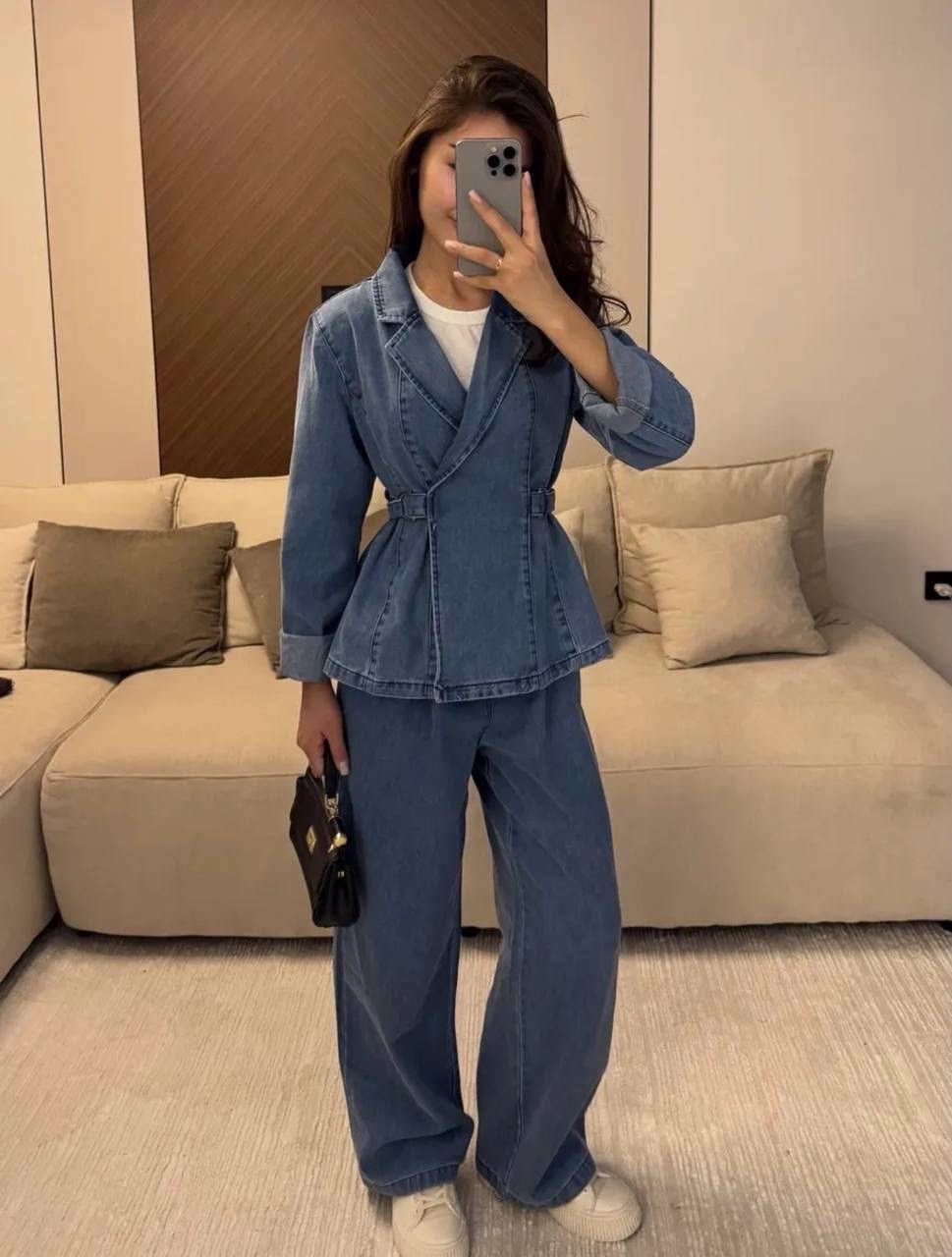 джинсовый брючный костюм,джинсовый костюм женский,джинсовые костюмы,джинсовый костюм женский брючный,костюм двойка джинс