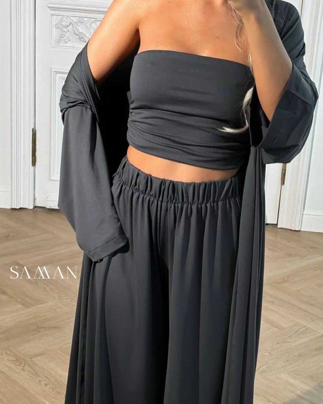 костюм тройка женский,костюм с кофтой,костюм повседневный,костюм с брюками палаццо,женский костюм тройка с накидкой