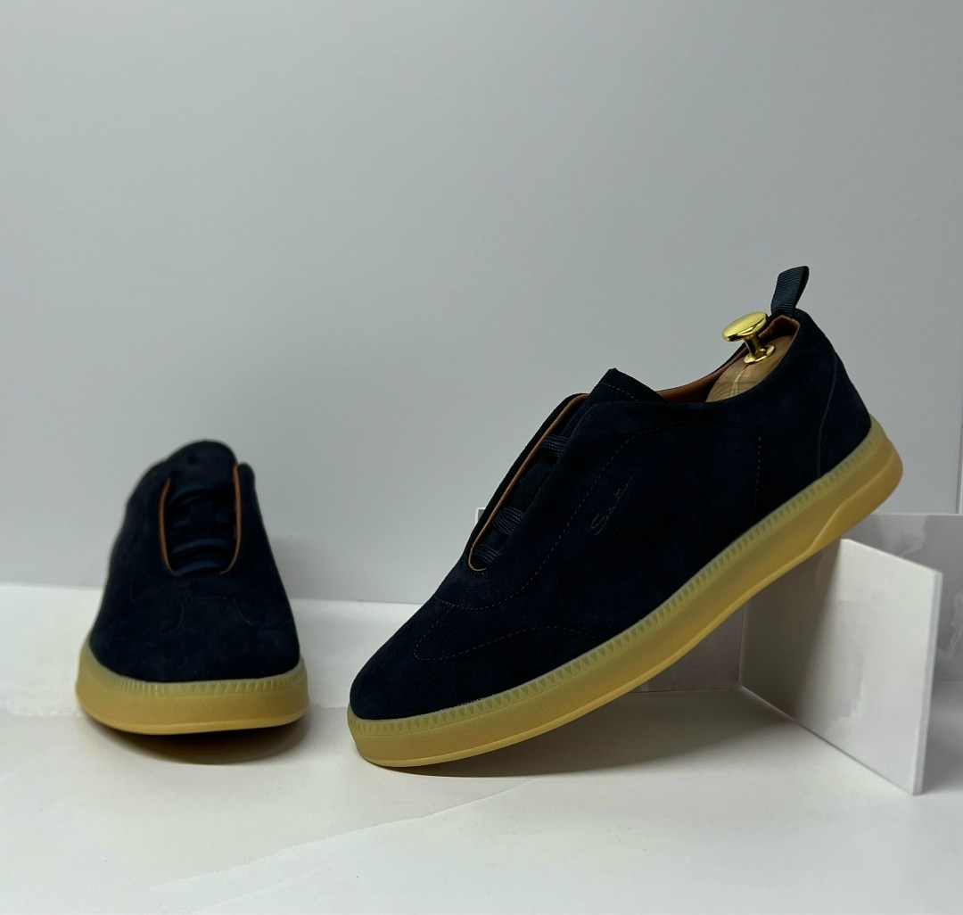 ,замшевые кеды santoni,слипоны мужские замшевые santoni,замшевые кроссовки,loro piana замшевые кроссовки