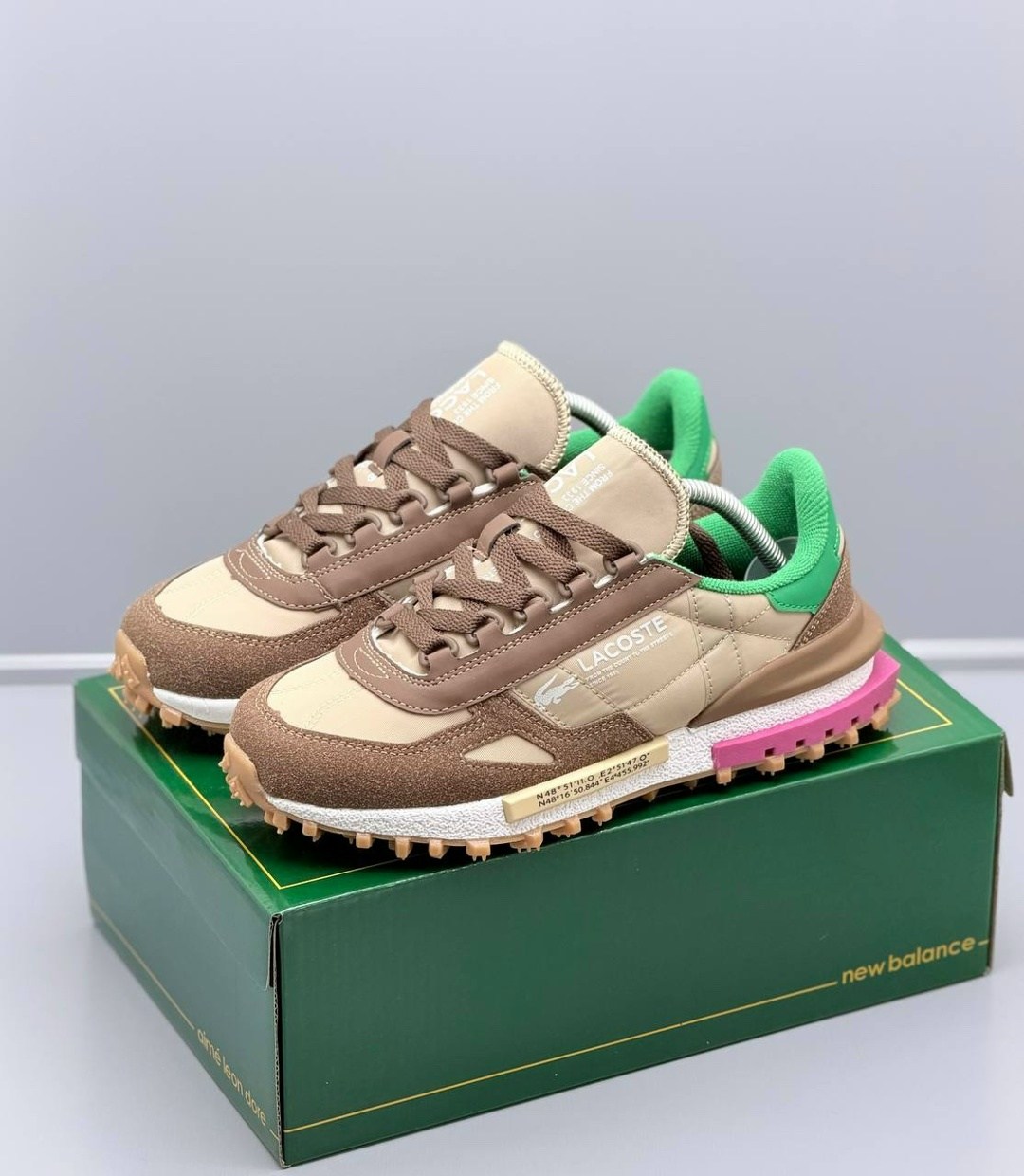 кроссовки lacoste,кроссовки женские lacoste elite active коричневый,кроссовки lacoste elite active,lacoste low-top casual shoes women's light brown green,кроссовки для образа жизни женские низкие laco