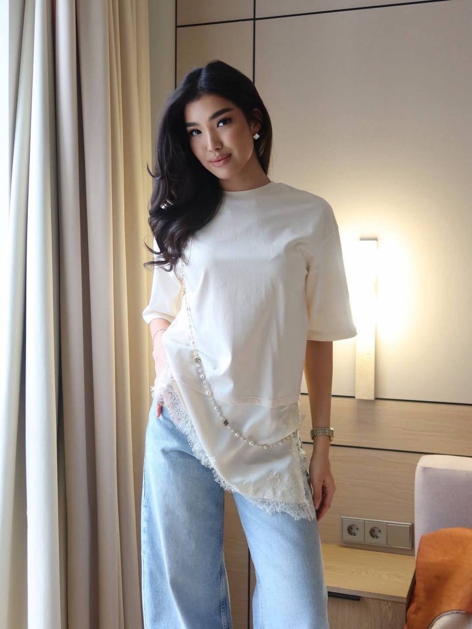 шелковая блузка,модели девушек,атласная блузка,футболки женская,азиатка