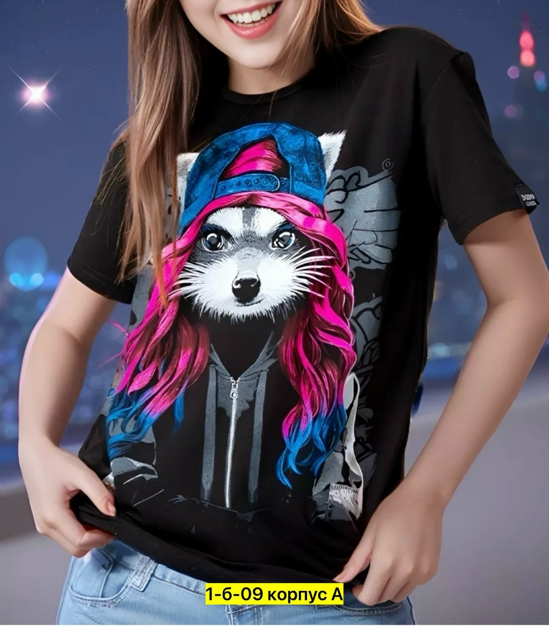 футболка с енотом,футболка с принтом енот,футболки для девочек,футболка мужская енот,енот