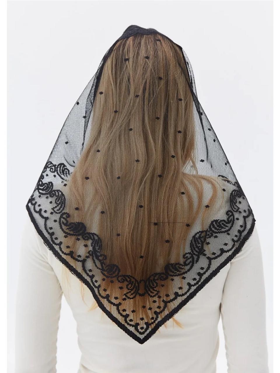 платок косынка нашплаток,платки косынка,кружевной платок,кружевная косынка,черный кружевной платок