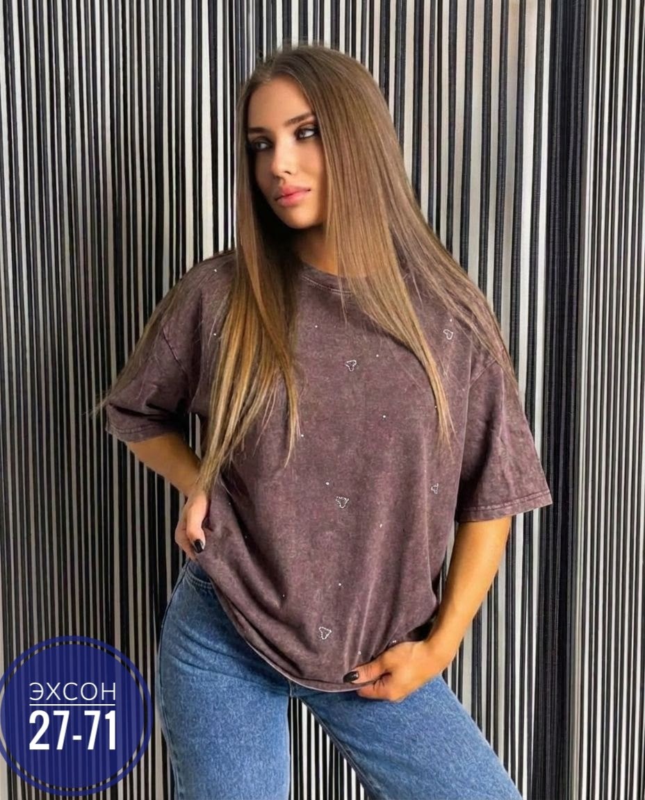 футболка женская оверсайз со стразами,футболка оверсайз со стразам,футболки женская оверсайз,футболка женская оверсайз со стразами fineness,футболка оверсайз со стразами emlis