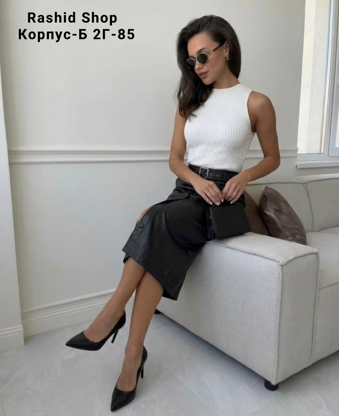 кожаная юбка,юбка кожаная женская,кожаная юбка миди с разрезом,юбка эко кожа,юбка