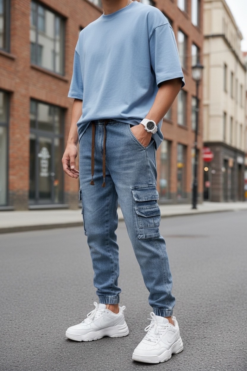 джинсы джоггеры,джоггеры джинсовые,мужские джинсы джоггеры,джоггеры карго,мужские джинсы