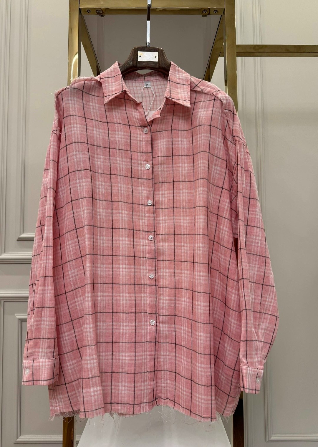 женская рубашка,рубашка женская в клетку,розовая рубашка в клетку,рубашка,стильная рубашка