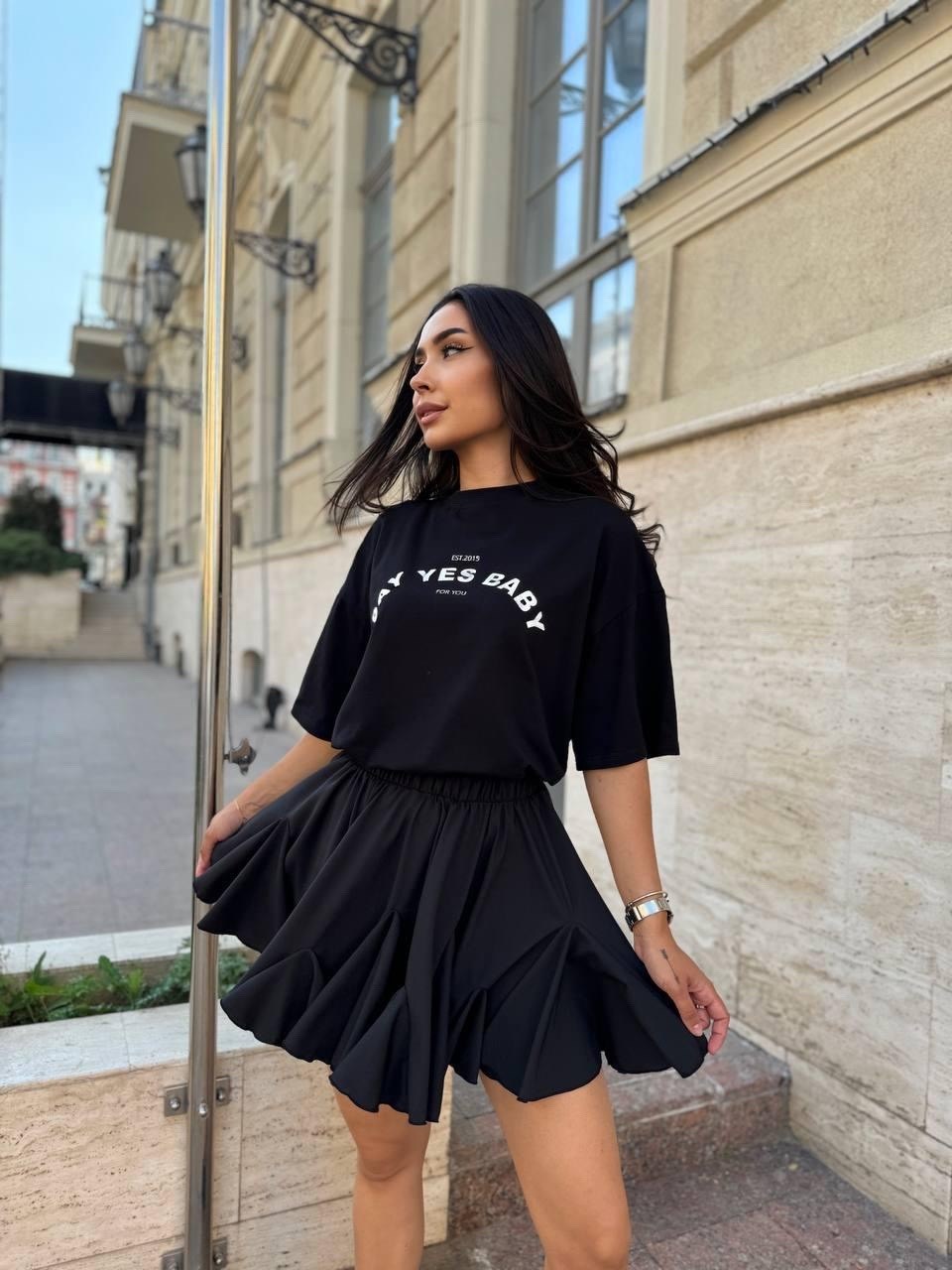 юбка,черная юбка,женская юбка,юбка на лето