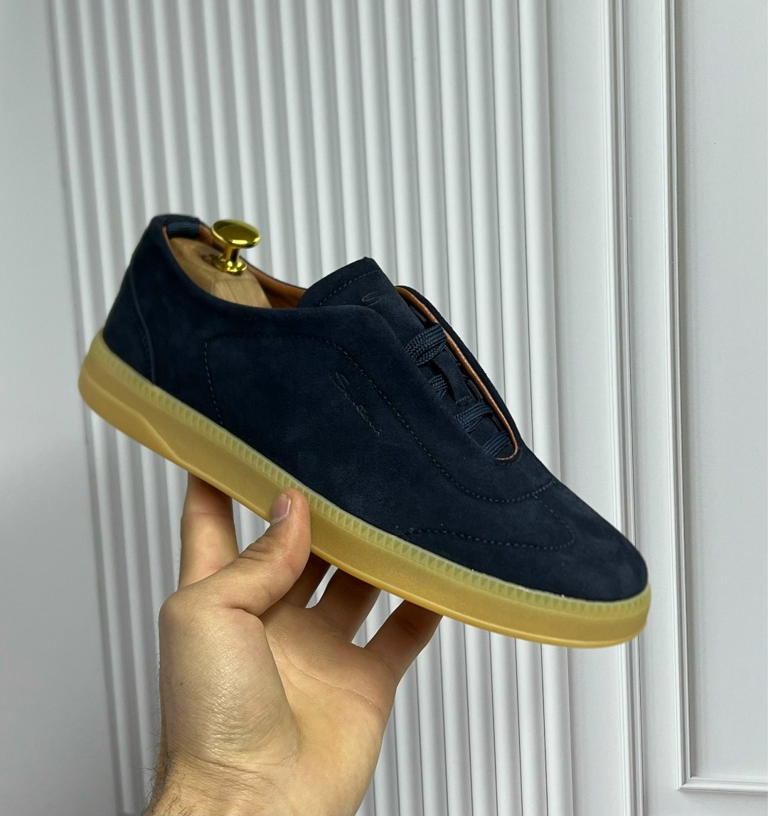 ,замшевые кеды santoni,слипоны мужские замшевые santoni,замшевые кроссовки,loro piana замшевые кроссовки