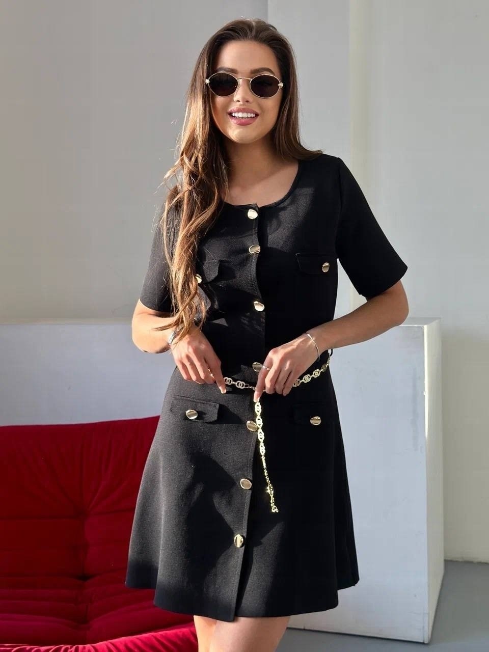 платье,платье женское черное,женская платье,платье шанель,платье мини elisabetta franchi с цепочкой черный