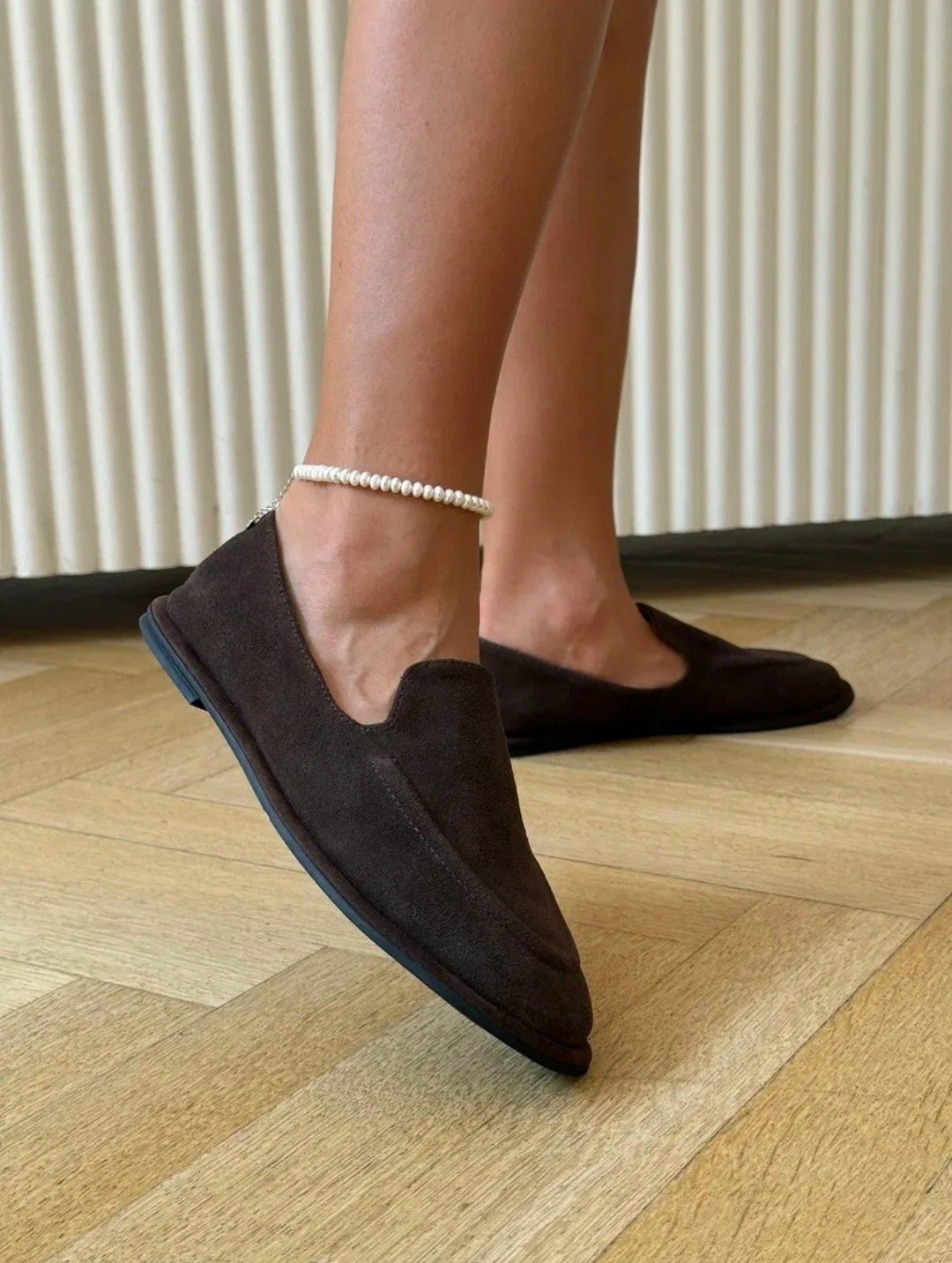 лоферы из натуральной замши saivuil,лоферы замшевые,женские лоферы из натуральной замши,лоферы коричневые замшевые paris bacio,лоферы женские замшевые