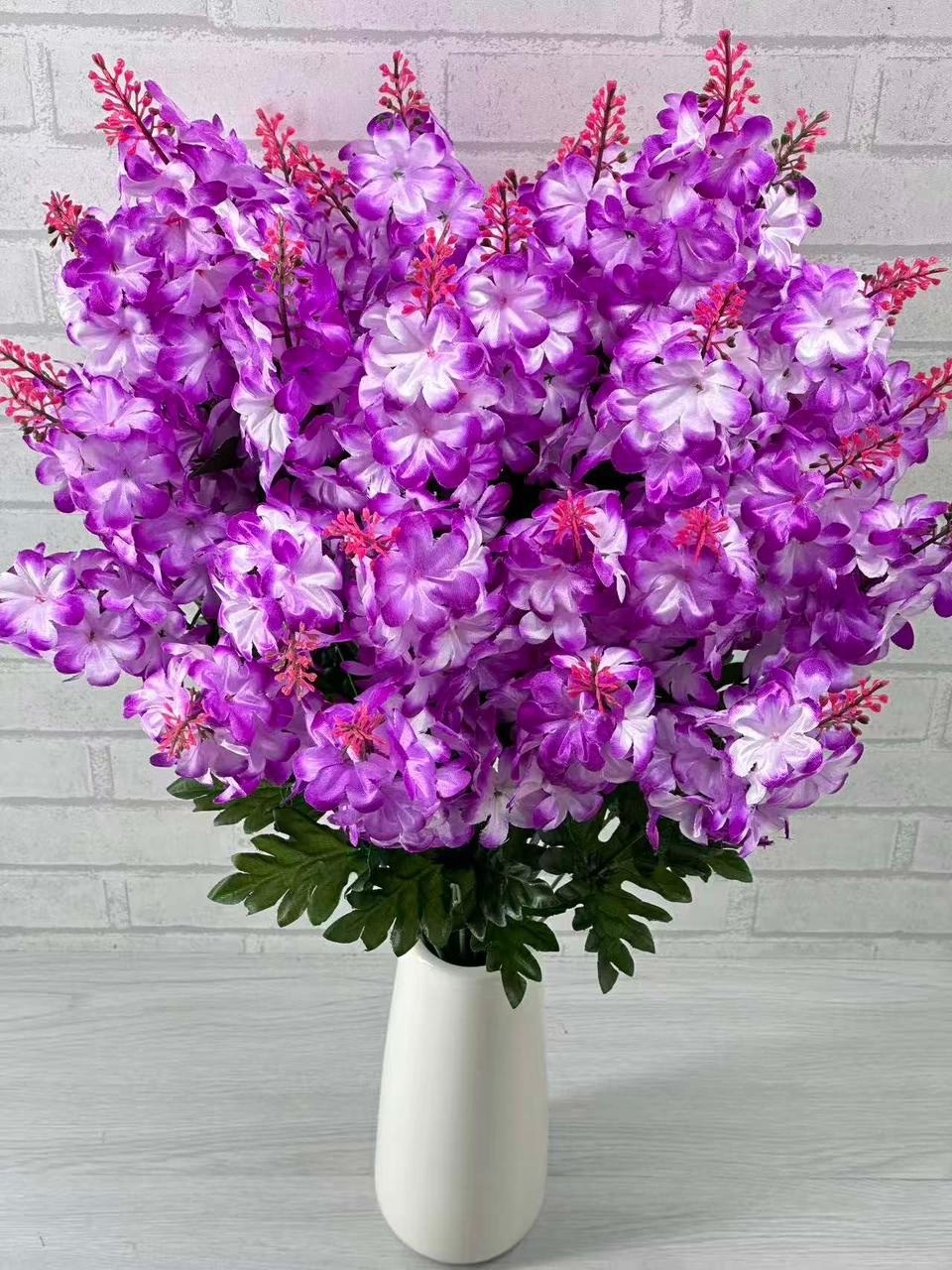 цветок искусственная,маттиола белая,цветок дельфиниум,букет для декора,цветами