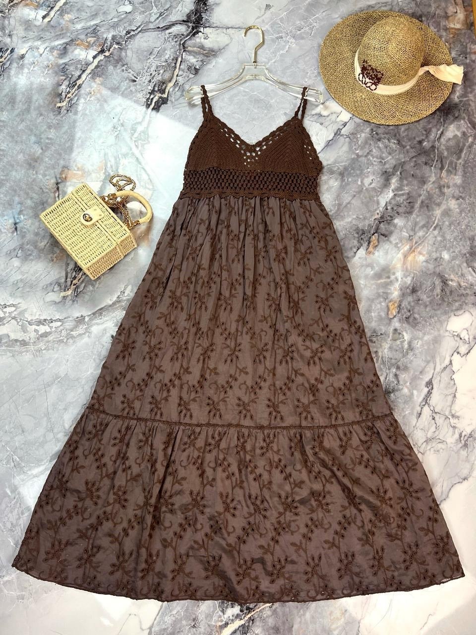 сарафан женский,платья,сарафан,мода платье,коричневое платье