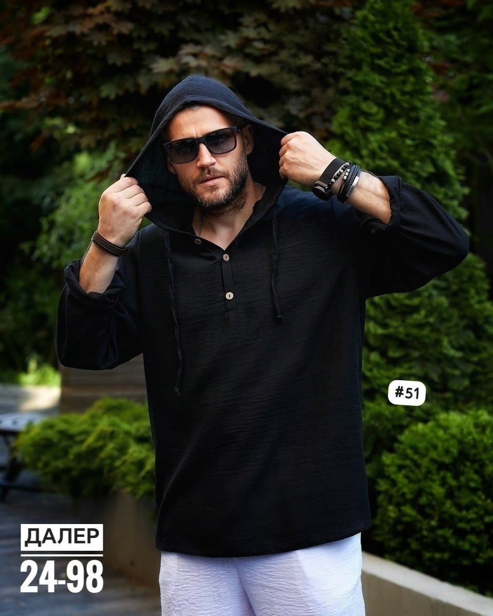 рубашка мужская с капюшоном,рубашка с капюшоном,туника с капюшоном,мужская рубашка,мужская льняная рубашка