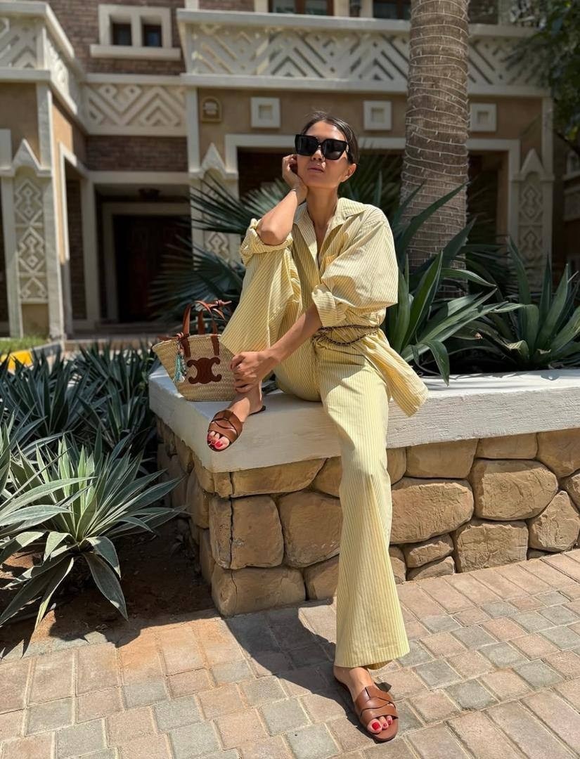 женский брючный костюм из легкой льняной ткани,летний костюм в пижамном стиле,костюм пижамный,пижама женская,костюм в пижамном стиле