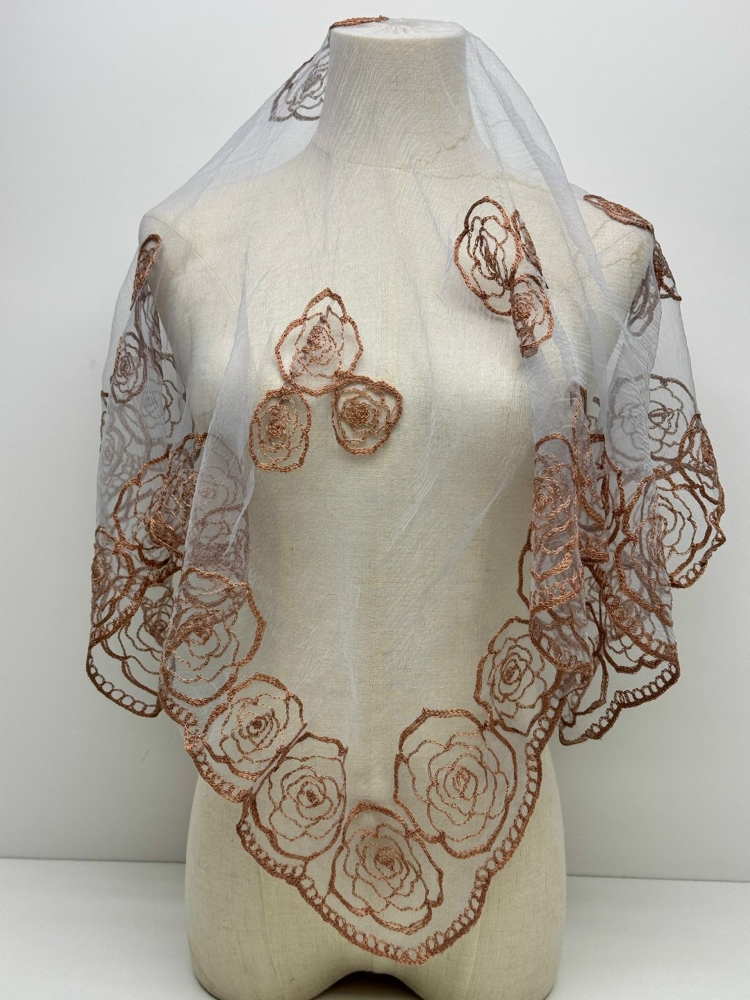 шарф кружевной ниспадающий шаль с кистями православный mila-safi,кружевной платок,палантин женские,накидка,женские платки