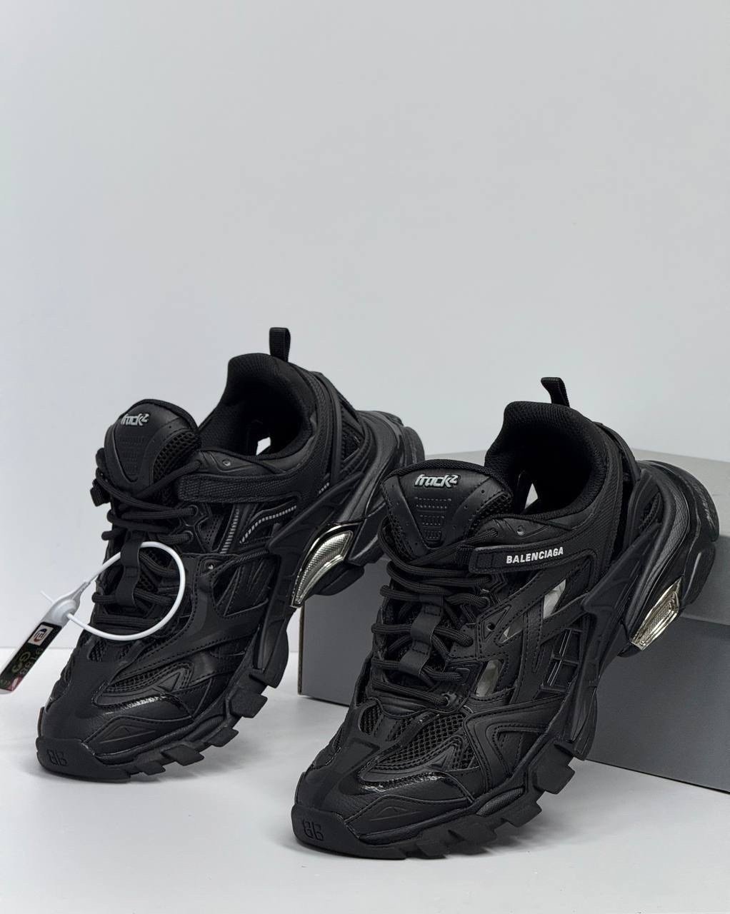 кроссовки balenciaga,кроссовки balenciaga track,кроссовки balenciaga track 2,balenciaga track 2 black,мужские кроссовки balenciaga track premium black