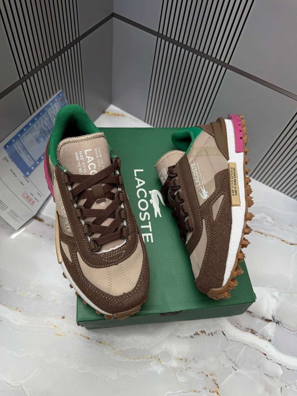 кроссовки lacoste,кроссовки мужские lacoste,кроссовки elite active lacoste,lacoste low-top casual shoes women's light brown green,