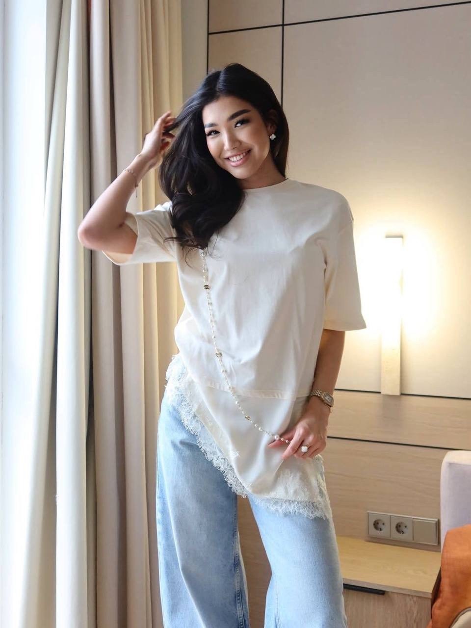 шелковая блузка,модели девушек,атласная блузка,футболки женская,азиатка