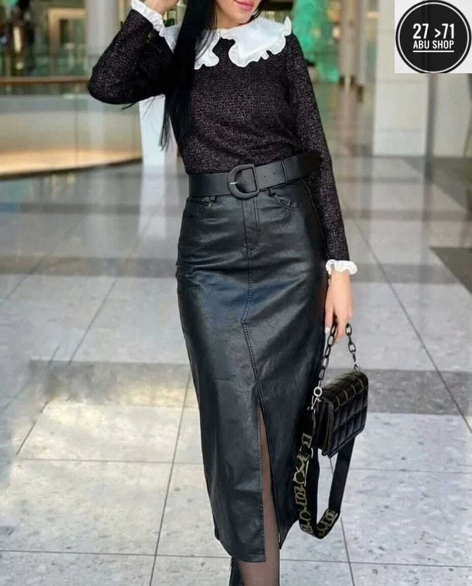 юбка эко кожа,кожаная юбка,юбка модная,юбка кожаная мода,юбка женская кожаная