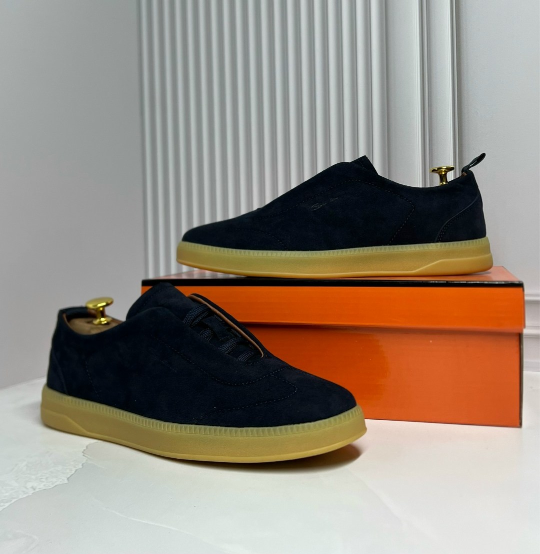 ,замшевые кеды santoni,слипоны мужские замшевые santoni,замшевые кроссовки,loro piana замшевые кроссовки