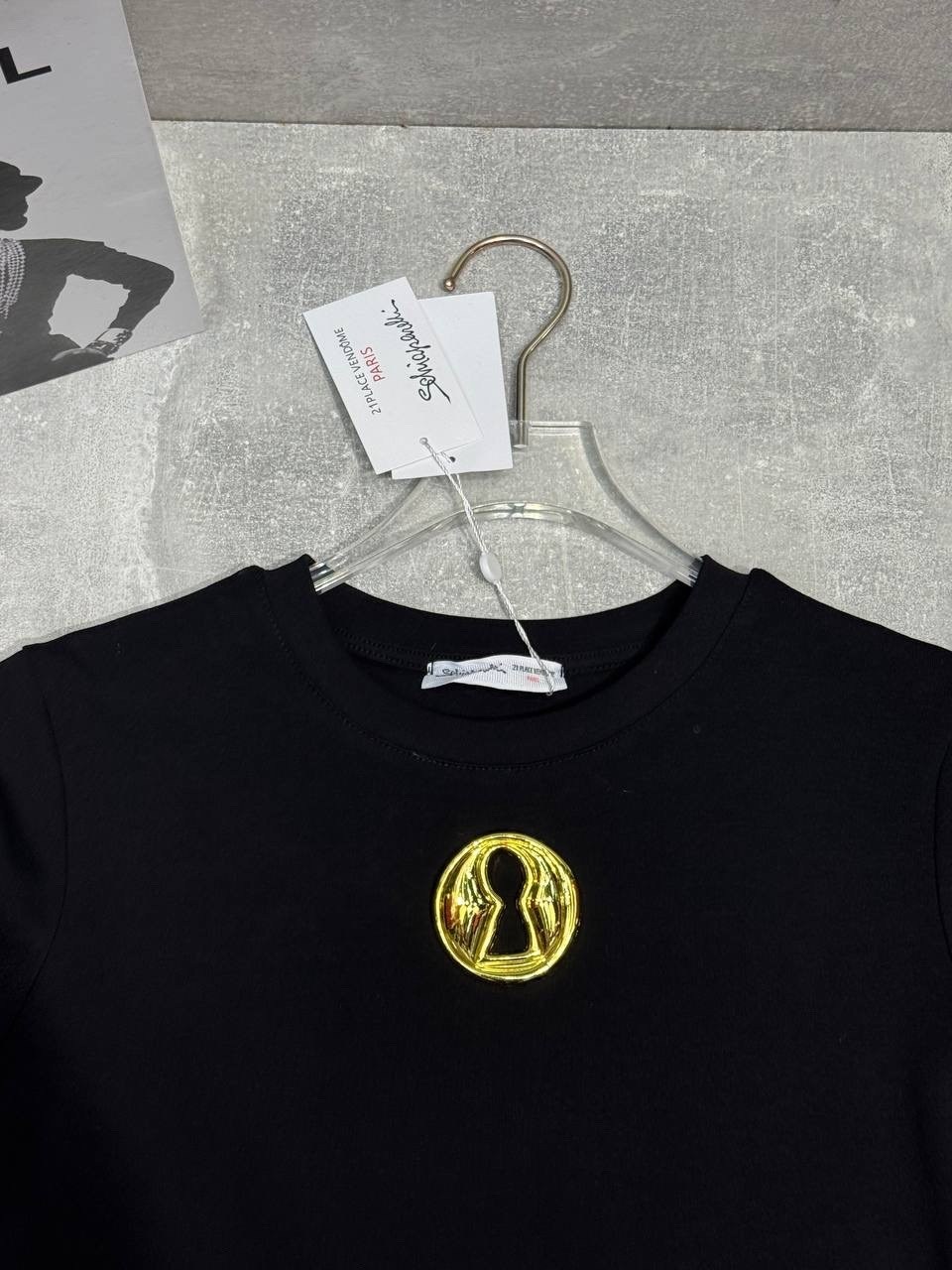 футболка versace jeans couture черный,версаче футболка,футболка,женская футболка,футболка versace черный