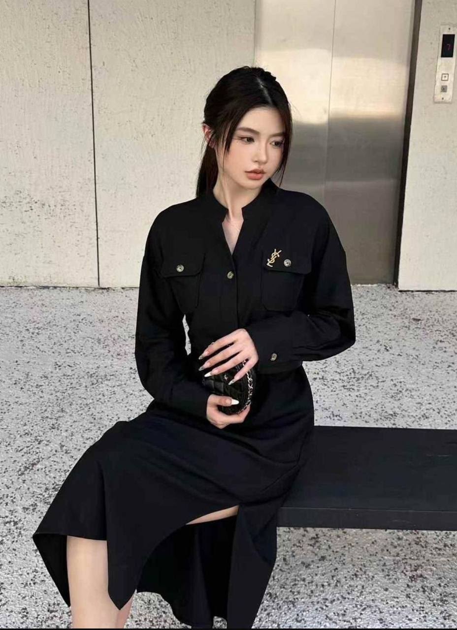 платье-рубашка миди с поясом zara черное,платье женской,платье с поясом,платье в стиле,платье рубашка с поясом