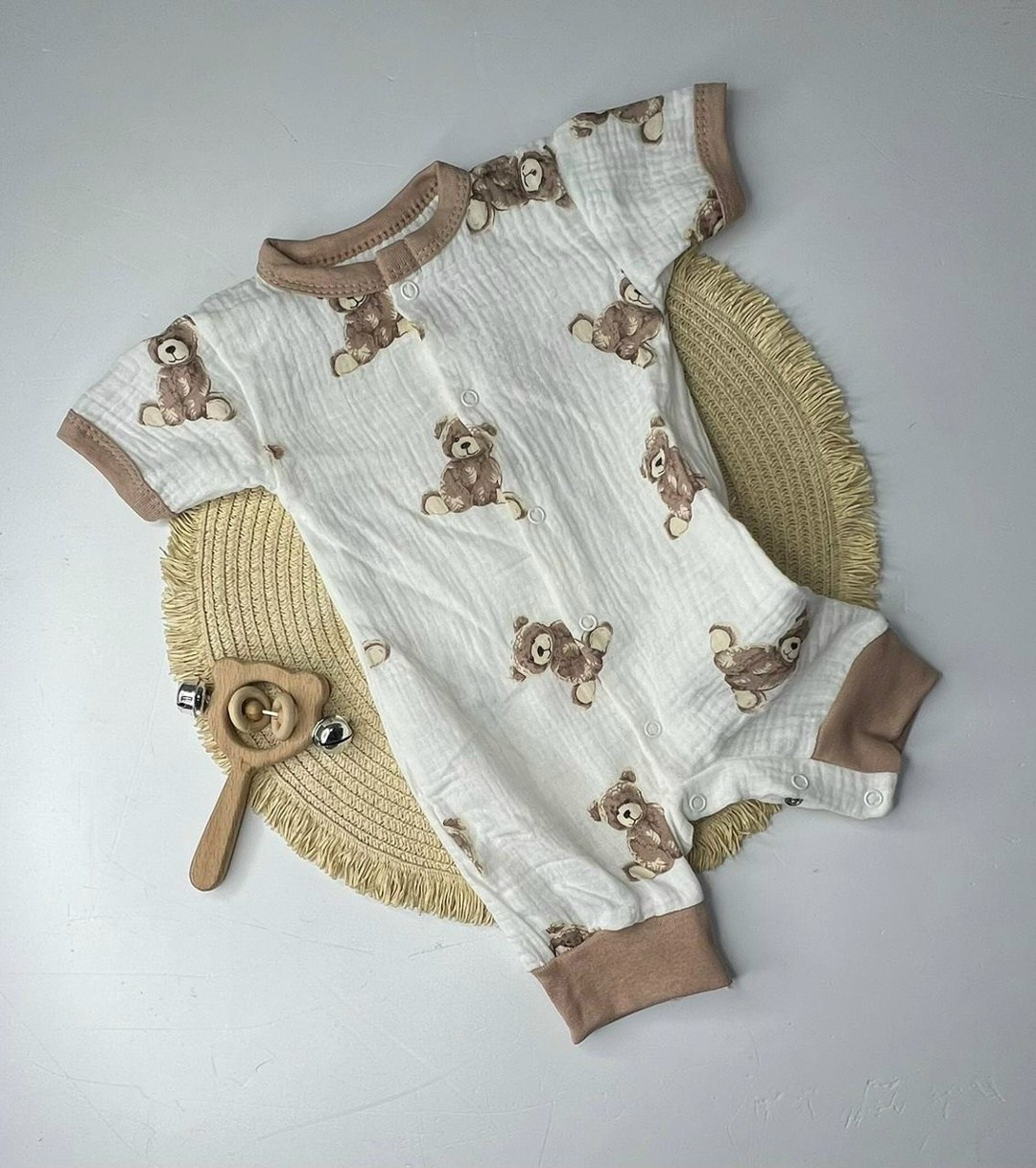 песочник муслиновый,песочники,комбинезон домашний,боди для новорожденного,одежда для малыша