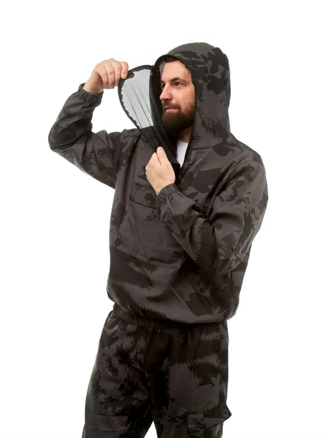 костюм мужской противоэнцефалитный антимоскитный,костюм камуфляжный,комплект костюм,костюм противоэнцефалитный с ловушками,костюм для мужчин