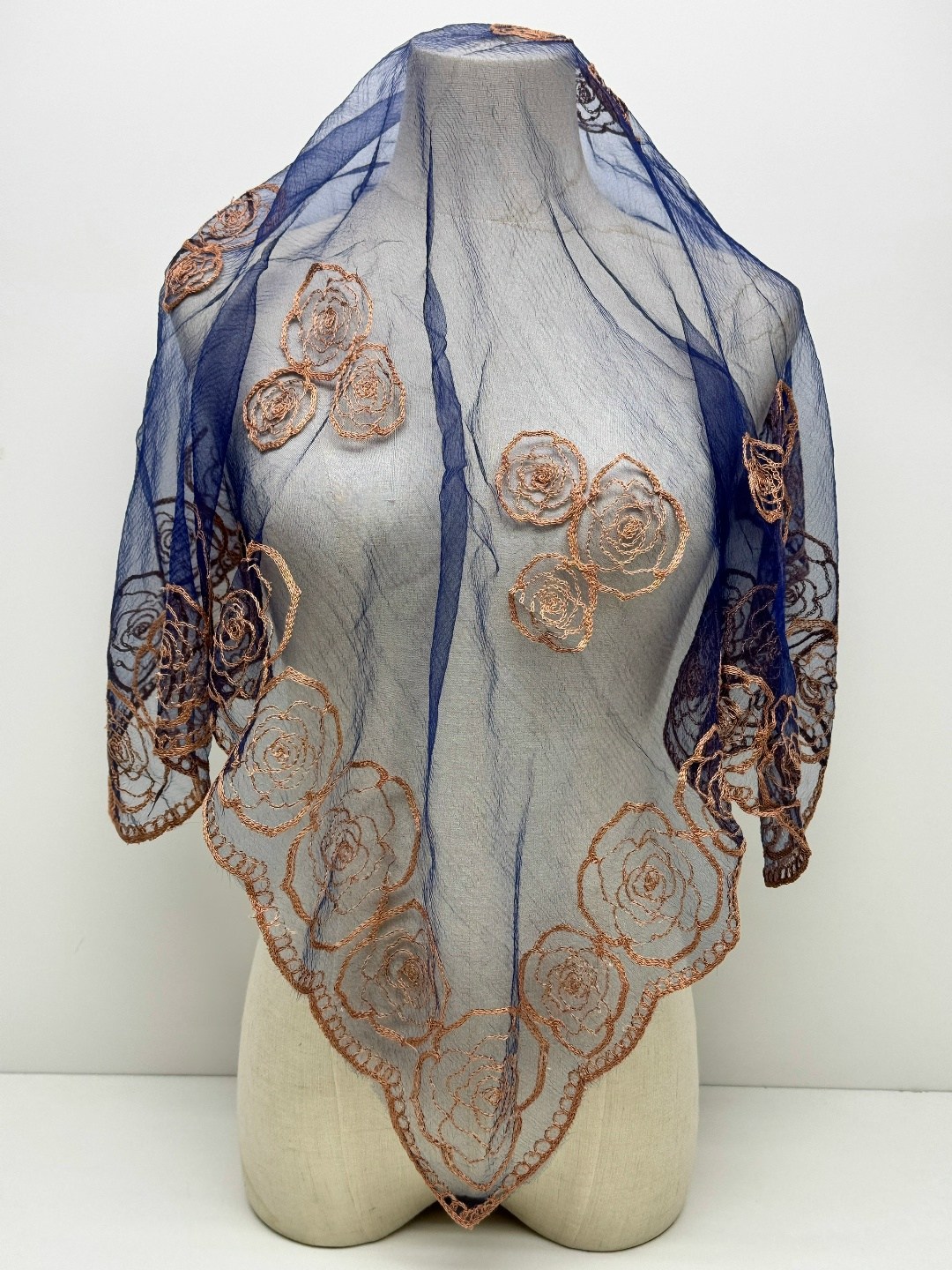 шарф кружевной ниспадающий шаль с кистями православный mila-safi,кружевной платок,палантин женские,накидка,женские платки