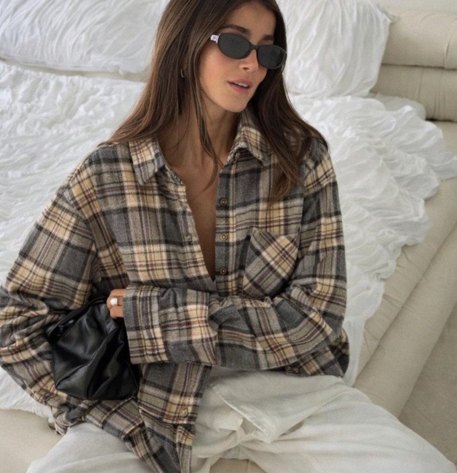 женская рубашка в клетку,рубашка в клетку женская оверсайз,рубашка в клетку,рубашка оверсайз в клетку удлиненная,рубашка оверсайз в клетку