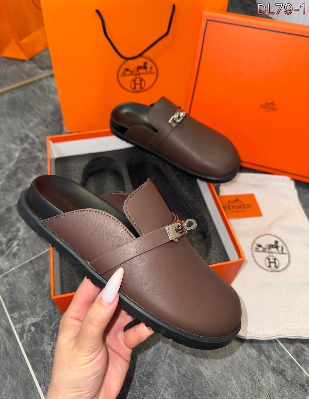 ,мюли hermes,hermes мюли женские,шлепанцы hermes,шлепанцы вьетнамки