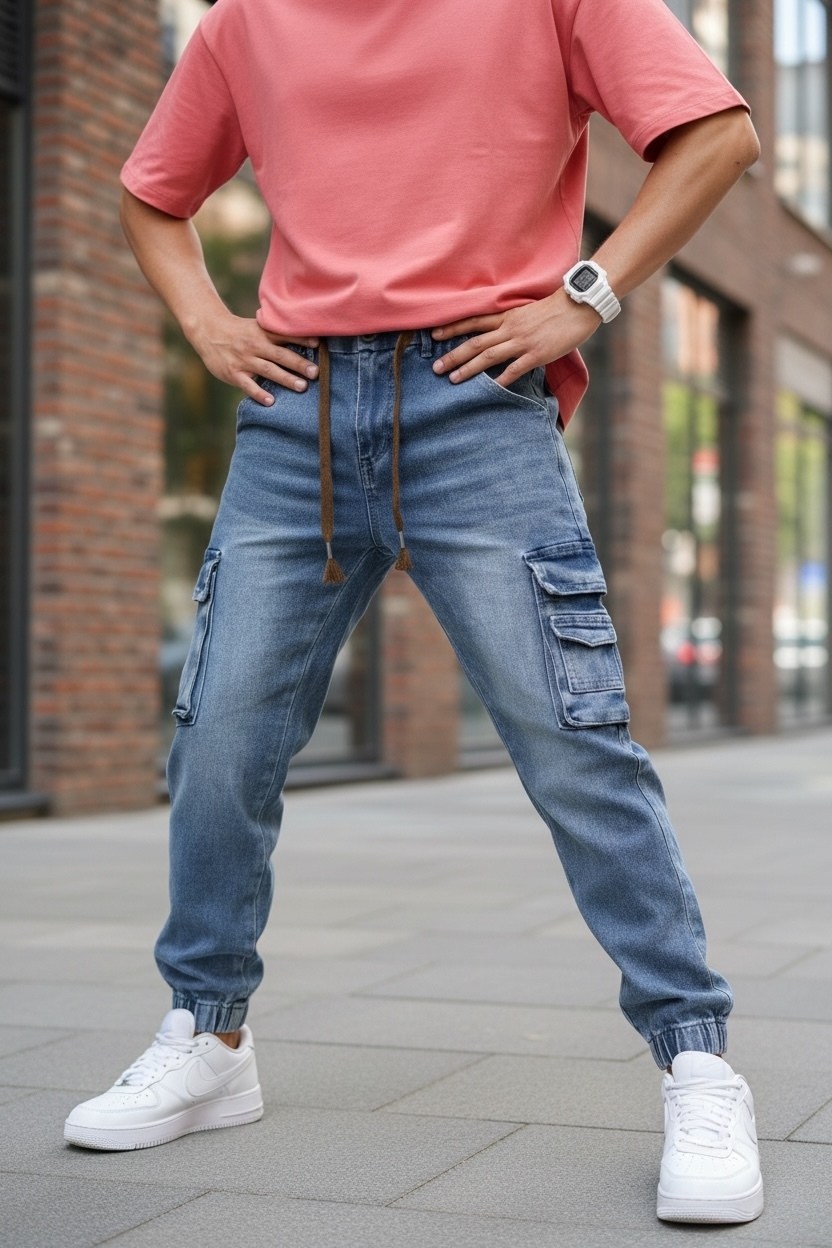 джинсы джоггеры,джоггеры джинсовые,мужские джинсы джоггеры,джоггеры карго,мужские джинсы