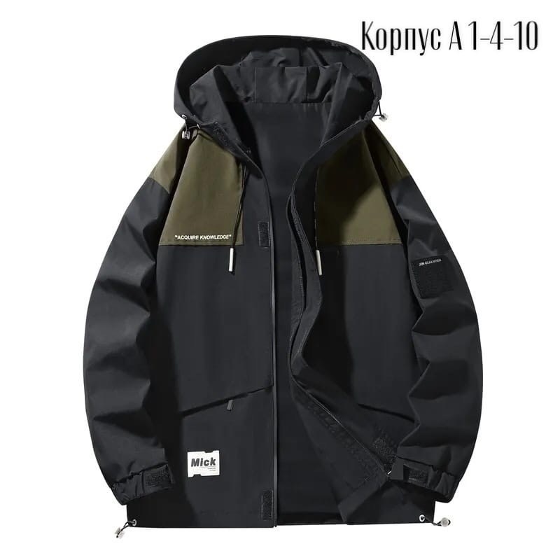 мужская ветрозащитная водонепроницаемая куртка,куртка мужская с капюшоном,куртка-бомбер мужская демисезонная ветрозащитная с капюшоном,теплая куртка,куртка мужская демисезонная с капюшоном