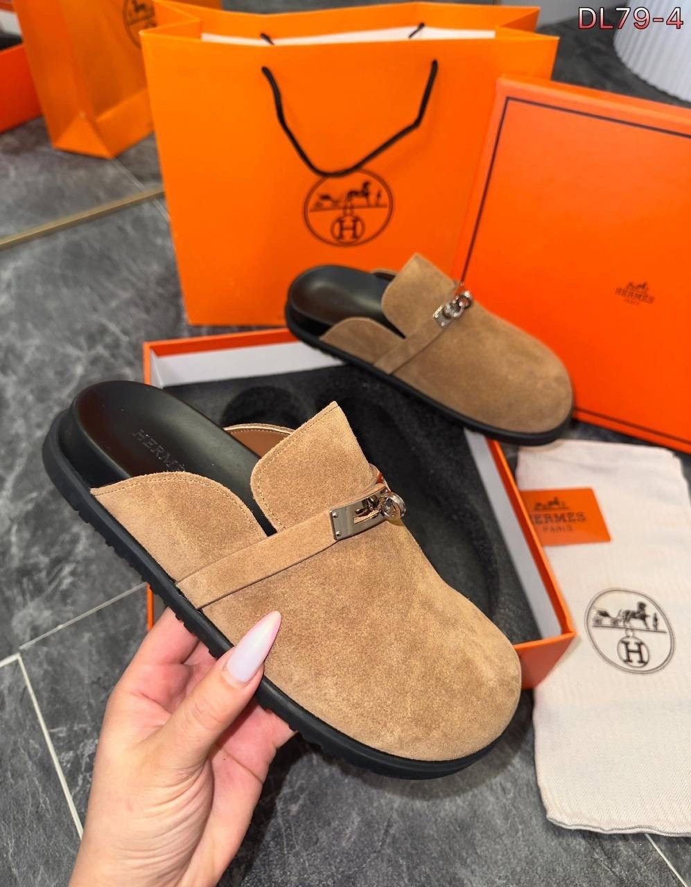 ,мюли hermes,hermes мюли женские,шлепанцы hermes,шлепанцы вьетнамки