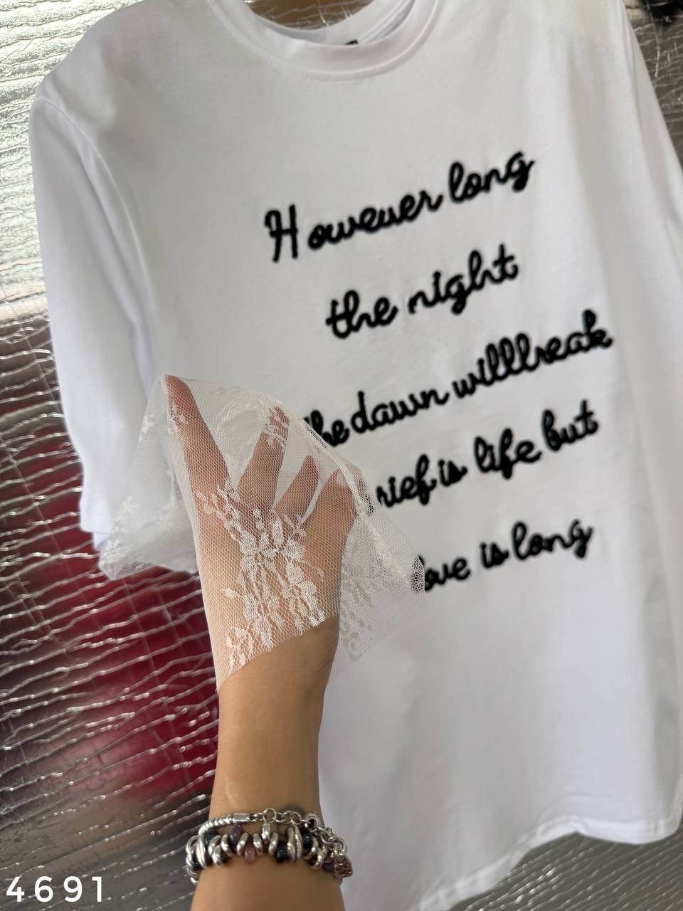 кофта свитшот,футболка с кружевными рукавами,футболки женская,лонгслив оверсайз с принтом,кружевные рукава