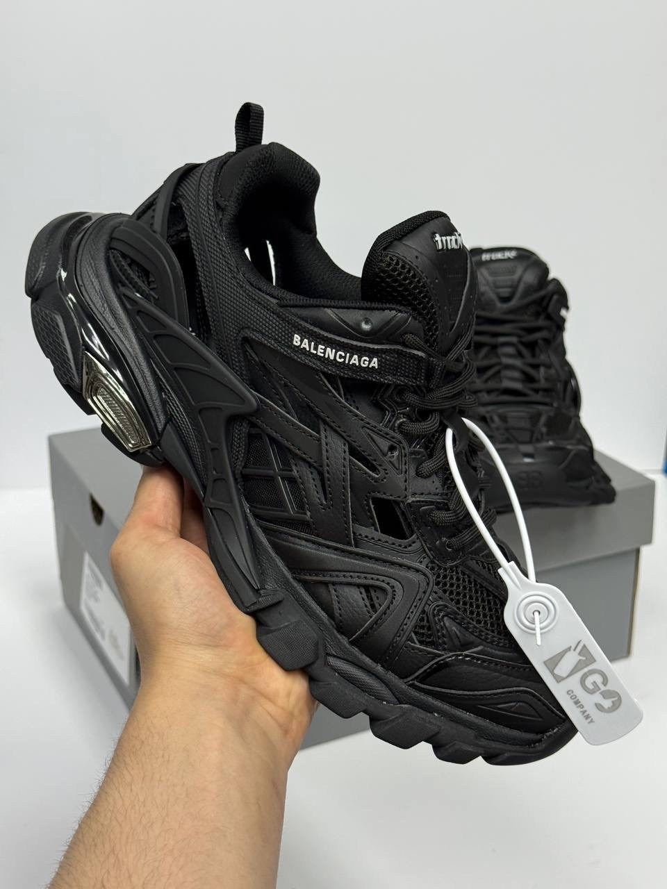 кроссовки balenciaga,кроссовки balenciaga track,кроссовки balenciaga track 2,balenciaga track 2 black,мужские кроссовки balenciaga track premium black