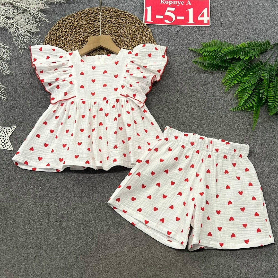 костюм для девочек,летние костюмы,летний костюм для девочек,детский летний костюм,муслиновый костюм для девочки