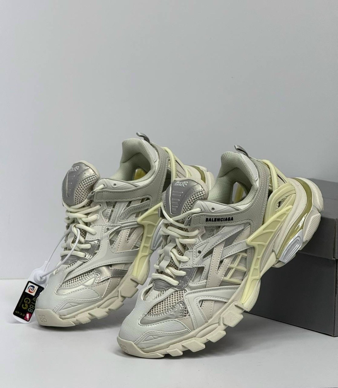 кроссовки balenciaga,кроссовки balenciaga track,кроссовки balenciaga track 2,balenciaga track 2,кроссовки в стиле balenciaga track white