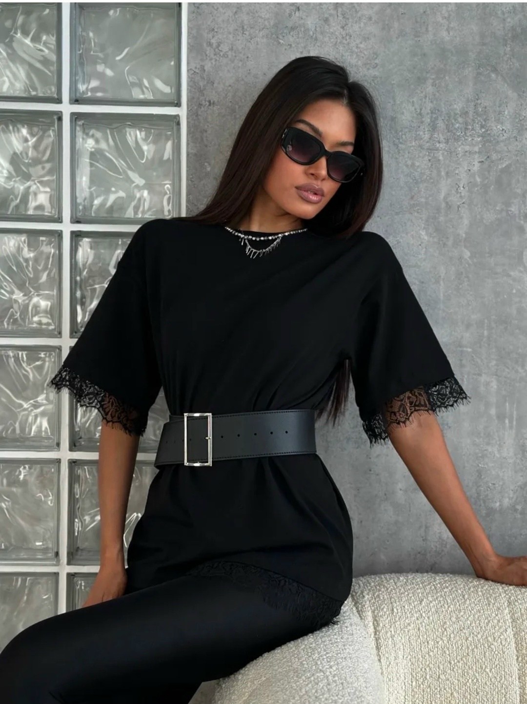 футболка женская,футболка с кружевами,белая футболка,футболка оверсайз