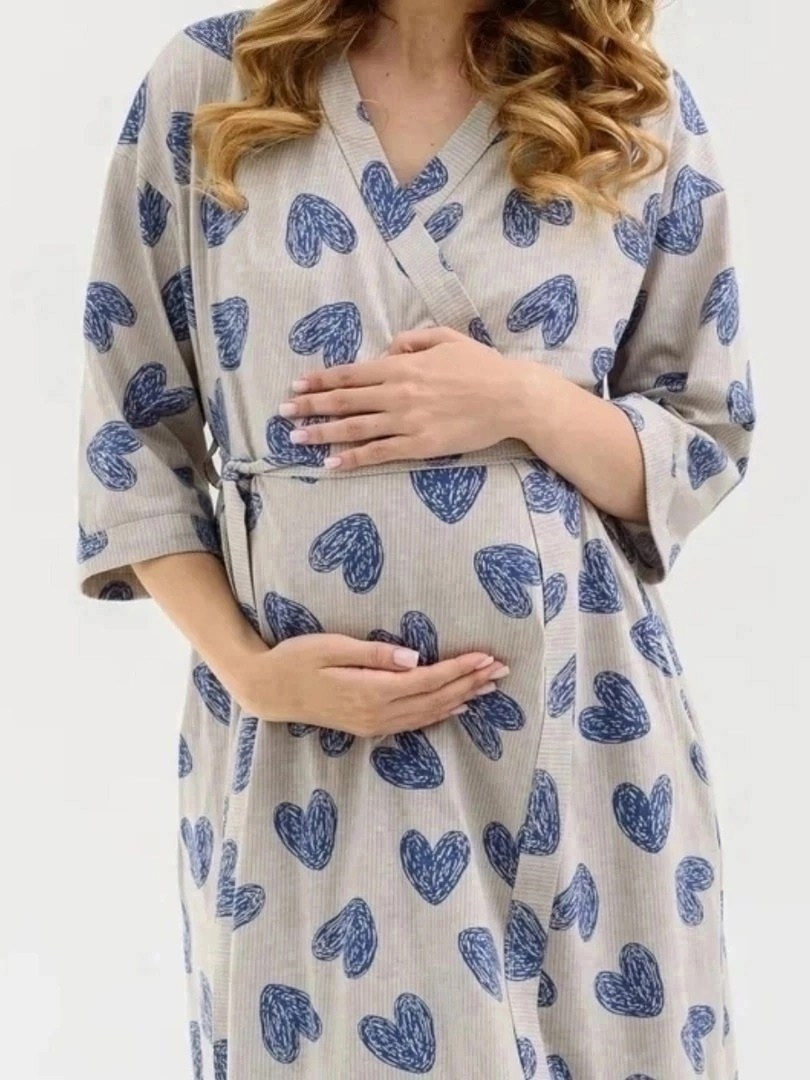 халат и сорочка для беременных и кормящих в роддом,халат и сорочка для беременных и кормящих,сорочка для беременных и кормящих в роддом,комплект халат и сорочка для беременных и кормящих,халат и сороч