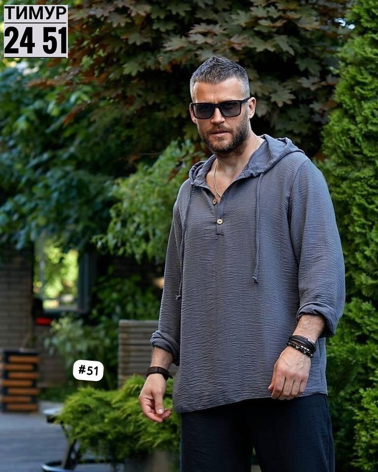 мужская льняная рубашка,рубашка с капюшоном мужская,мужская туника,рубашка с капюшоном,кофта мужская