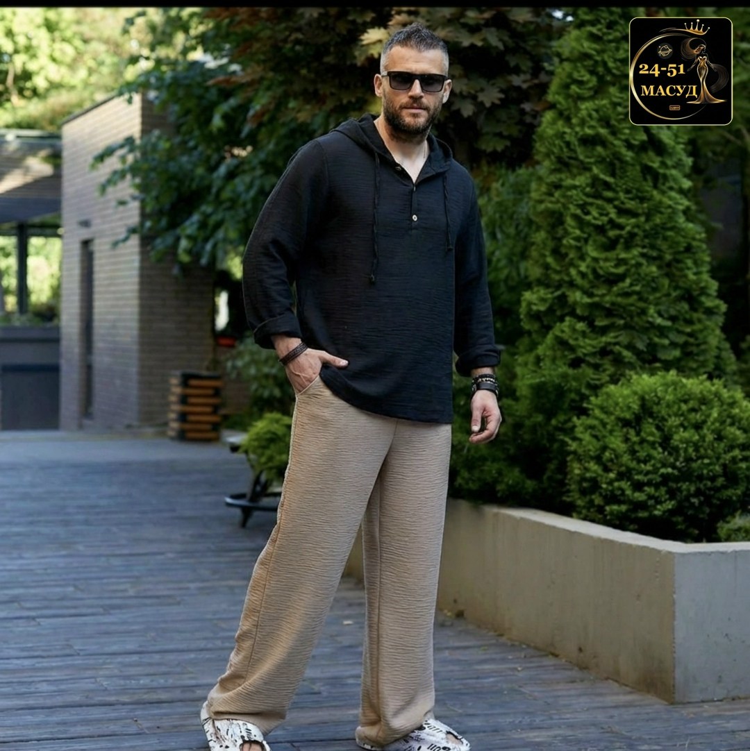 льняная рубашка с капюшоном,мужская льняная рубашка с капюшоном летняя,мужская рубашка с капюшоном,мужская мода,льняная футболка мужская с капюшоном