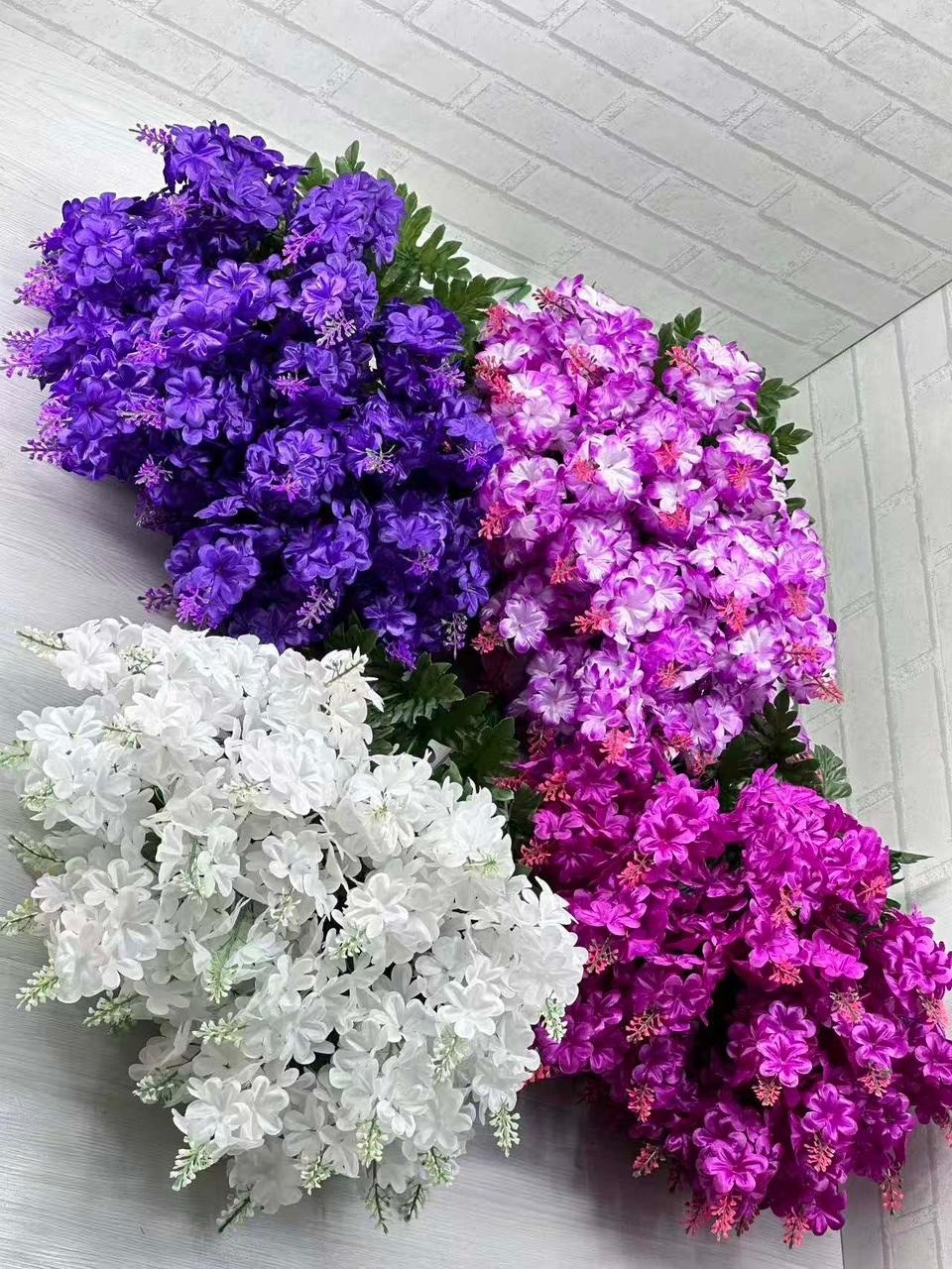 цветок искусственная,маттиола белая,цветок дельфиниум,букет для декора,цветами