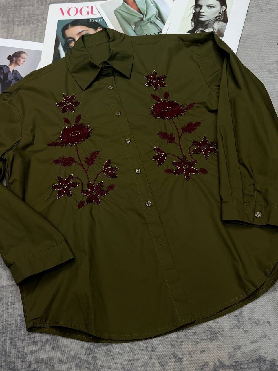 рубашка с вышивкой,рубашка женская,рубашка блузка,длинная рубашка,повседневная блуза