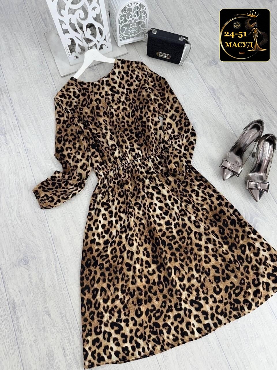 платье женское,платье шифон леопард,платье,платье миди,платье женское длинное с леопардовым принтом арт. 10560919